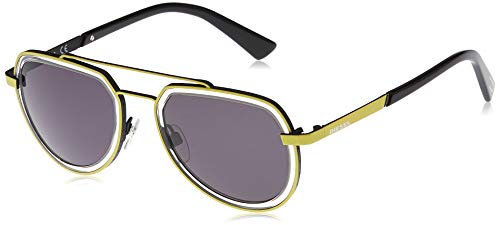 Diesel Unisex-Erwachsene DL0266 40A 53 Sonnenbrille, Gelb (Giallo Op/Fumo)