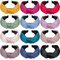 SIQUK 12 Stück Haarreifen Knoten Stirnband Satin für Damen Mädchen 12 Farben