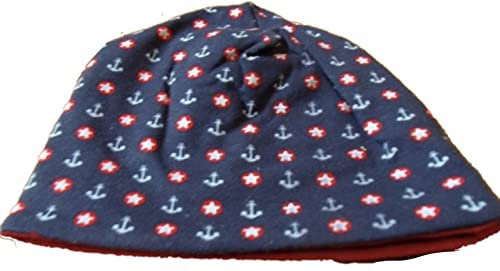 Mütze Babymütze Baby Kopfbedeckung Junge Mädchen Geschenk zur Geburt Mütze für Neugeborene (maritim)