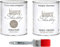 CHALK PAINT Grigio Tortora & FINITURA + PENNELLO - Pittura Shabby Chic EXTRA OPACA (1 Litro) + Finitura Trasparente Opaco (1 Litro) + 1 Pennello Pro 40 mm