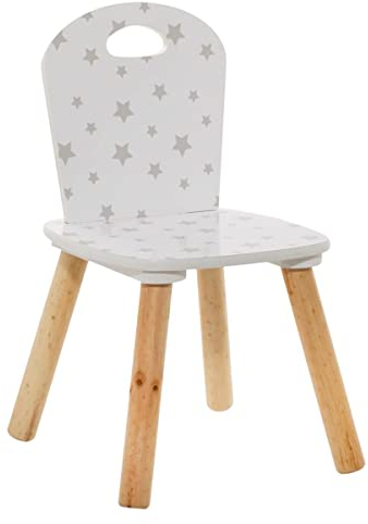 Atmosphera - Chaise Enfant Douceur à Motifs Blanc