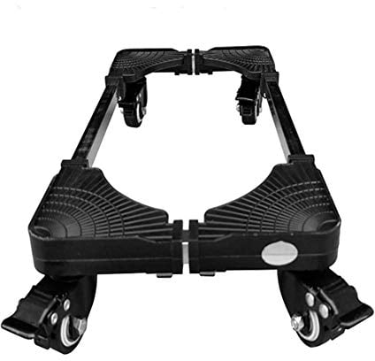 MHBGX Camiones de Mano Portátiles Multifunción, Carro, Tamaño Ajustable, Carro de Plástico, Rodillo de Transporte, Bandeja de Host para Computadora Extraíble, Estante con Cerradura, Rueda de Pu Móvil