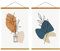 Sanauto B2 Cadre Poster Magnétique 50 CM, 50x70 50x100 Cadre Photo Aimanté en Bois Naturel pour Affiche Cadre Magnétique Cadre d'affiche Cadre Suspendu Porte-affiches (50cm, Teck, 2 Paquets)