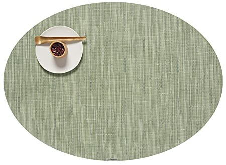 Chilewich Tischset Bamboo Oval Spring Green