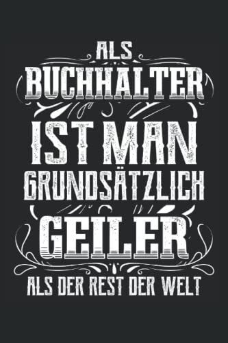 Buchhalter Notizbuch (liniert) Finanzbuchhalter Lustiges Buchhaltung