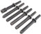 ChgImposs 6pcs Hard 45# Steel Solid Air Rivet Impact Head Support Pneumatic Tool for Drilling/Rusting Removal