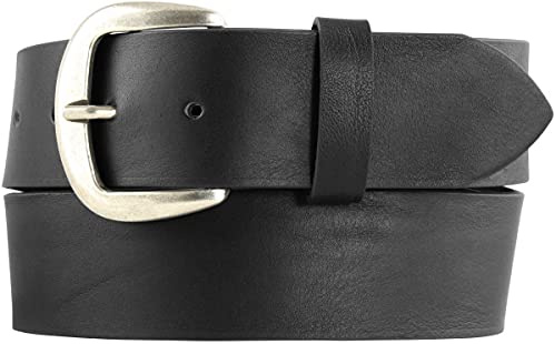 BELTINGER Jeansgürtel aus Vollrindleder 4,5 cm | Breiter Ledergürtel für Damen Herren 45mm | Leder-Gürtel aus echtem Leder