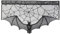 Luckxing Transparenter Voile Scheibengardine Spinnennetz Dekorative Vorhänge Halloween Kamin Tuch Spinnennetz Spitze Ofen Tuch Halloween Dekoration Von Tisch, Haus Und Garten,Schwarz