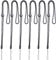 GORGECRAFT 6pcs Tour de Cou Réglable Sangle Autour du Cou Polyester Clés Stylo Téléphone Badges D'Identification Titulaire Bureau Nom Badges Sangles avec Boucle de Ficelle, Noir