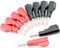 Peukerty 10 Sets einziehbarer Mantel 4 mm Bananenstecker stapelbar Draht Lötzinn Multimeter Leitungen Enden Stecker Adapter