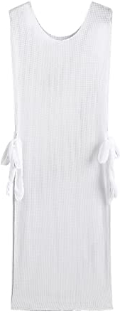 ZAFUL Damen Badeanzüge Cover Ups Häkeln Badeanzug Rückenfrei Mini Strandkleid Cover Up Strand Bademode, 1-weiß, Medium