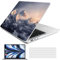 Batianda Case for 12.4 Microsoft Surface Laptop Go 3 2023 Release/Surface Laptop Go 2 (2022), Designed Clear Protective Plastic Hardshell & Keyboard Cover & Screen Protector, Snow Mountain