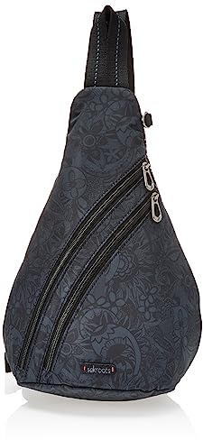 Sakroots Damen Backpack On The Go Sling Rucksack aus Nylon Eco Twill, Black Spirit Desert 2, Einheitsgröße