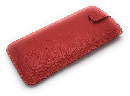 Klettverschluss Handytasche Universal Handy Hülle Etui Gürteltasche 6,7 Slim Case Schutzhülle rot