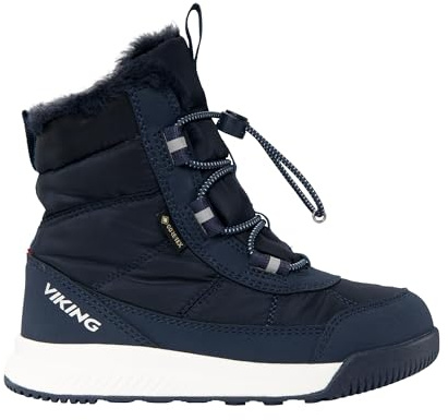 Viking Aery Warm GTX SL Snow Boot, Navy/Blue, 31 EU