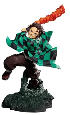 Banpresto Tanjiro Kamado Demon Slayer: Kimetsu No Yaiba - Combination Battle 9 cm, Multicolore, BP89195P