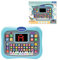 LEXIBOOK, Tableta educativa, Bilingüe ESPAÑOL/INGLÉS, Tableta parlante con Pantalla para Aprender el Alfabeto, números y Animales, Modo Piano y cuestionarios interactivos, Azul, JCPAD007i2