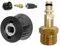 Yuiturt M22 14mm High Pressure Washer Adapter, Quick Connect Release Adapter for Karcher K2 K3 K4 K5 K6 K7 Series, Quick Release Hose Connector, Pressure Washer Hose Fittings
