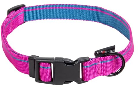 JACK AND VANILLA, rosafarbenes Nilpferd-Plüschtier für Hunde und Katzen, weich und widerstandsfähig, ideal zum Spielen und Umarmen, maschinenwaschbar, Größe 18 cm, rosa Farbe
