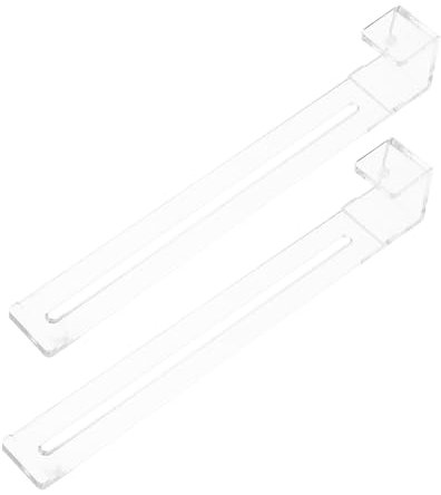 VANZACK 2stücke Teiliges Transparentes Aquarium Hängerset Aus Robustem Kunststoff Verstellbare Aufhängung Für Schildkröten Sonnenplattform Und Kletterrampe Platzsparende Befestigung Für