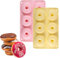 2 Pièces Moule Donuts, Donuts Moule Moulle silicone patisserie, Anti-Adhésifs Donut, La Chaleur Moule Donuts Cake Factory pour La Cuisson Des Beignets, Qualité Alimentaire, Multicolore
