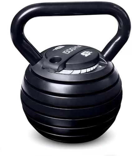 18kg Adjustable Kettlebell Weight Set – Heavy-Duty Home Gym Strength Training Equipment – Full-Body Workout for Muscle Building & Endurance Training
