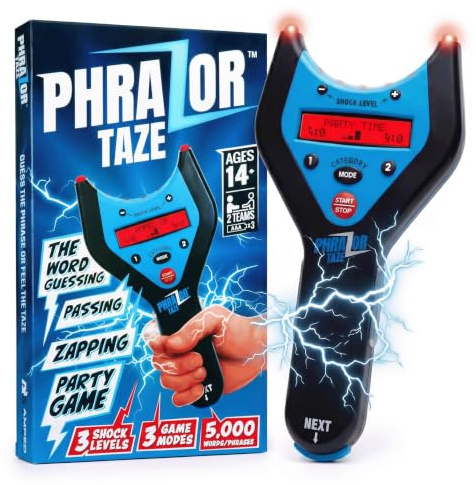 PhraZor Taze - Electric Shock Word Guessing Party Game with Cheat Detector
