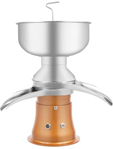 Centrifugeuse à lait électrique, capacité de 50 l/h, moteur 30 W, bol à lait de 5 l, 9800-11000 tr/min, séparateur en aluminium pour lait et crème, 26 x 18 x 50 cm