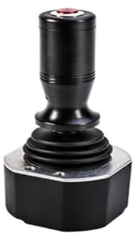 TIEOAXFT Einachsiger Joystick-Controller, 61B automatische Rückkehr, Hall-Sensor, Aluminiumlegierung for Boote und den industriellen Einsatz(USB2.0-HID; Onecolor)