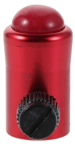 Alipis Red Aluminum Alloy Tuning Fork Holder Feet with Agate Base for Secure Stability and Enhanced Performance Compatible with Tuning Fork Handles for Enthusiasts and Professionals