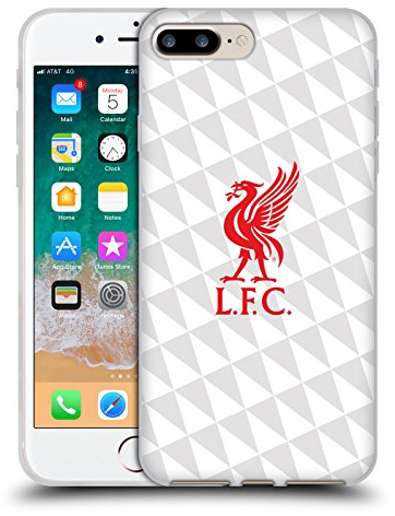 Head Case Designs Offiziell Offizielle Liverpool Football Club Kit Rot Und Weiss Liver Bird Soft Gel Handyhülle Hülle kompatibel mit Apple iPhone 7 Plus/iPhone 8 Plus