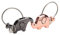 DOJoykey 1 Paar küssender Elefanten-Schlüsselanhänger, Valentinstagsgeschenk, Weihnachtshochzeit, Schlüsselanhänger aus Zinklegierung, glänzendes Schwarz und Roségold