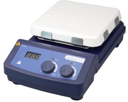 Camlab 1194249 MS7-H550-S Hotplate/Stirrer with Digital LED Display, Ceramic, 7 Square