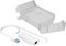ICY BOX USB 3.0 Hard Drive Adapter with Cable and Power Supply, Protective Box for 3.5 Inch HDD with Holder for Memory Cards, SATA III 6G, External White