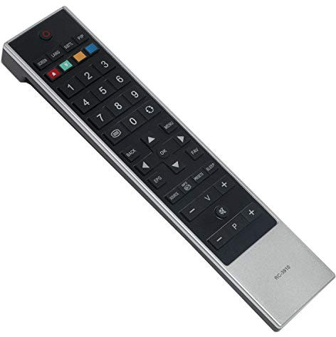 VINABTY RC-3910 Remote Control Replace for TOSHIBA TV 32BV700B 32BL702B 32BV501B 19BV500B 19BV501B 32BV700 32BV712B 32BV801B 37BV701B 37BV701G 40BV700B 40BV700F 40BV701B 40BV702B 40KV701B 46BL712G