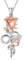 ROMANTICWORK Rose collier 925 argent Sterling Rose fleur serpent pendentif collier bijoux anniversaire cadeaux de noël pour maman fille femmes filles