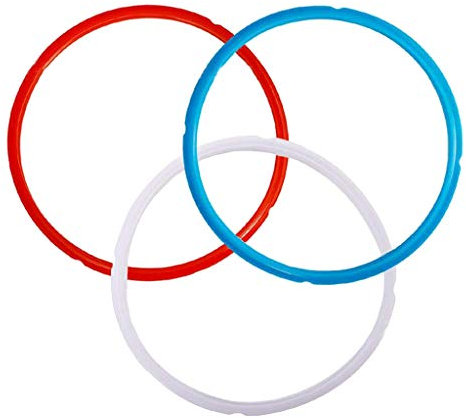 jieGorge Silicone Sealing Ring for Instant Pot 5 6Qt /8QT Replacement Accessories 3 Pack, Kitchen,Dining & Bar for Easter Day (A)