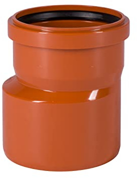 KG Rohr Kanalrohr Abwasser Bogen Abzweig Muffe Abwasserrohr Schachtrohr (KG Reduktion, DN 125/110)