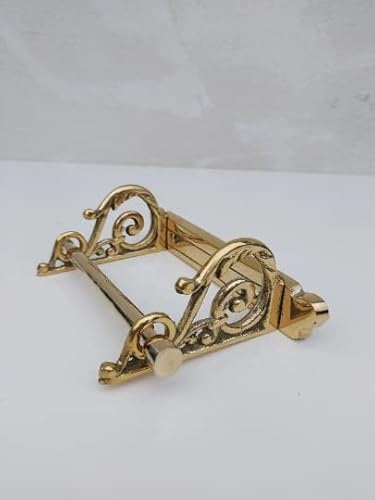 VCraft Antique Design Simple And Elegant Brass Toilet Roll Holder, 18 x 10 x6 centimetres (NHGTR764)