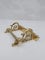 VCraft Antique Design Simple And Elegant Brass Toilet Roll Holder, 18 x 10 x6 centimetres (NHGTR764)
