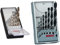 Bosch Accessories Foret à métaux rectifié au cobalt HSS-Co Robust Line DIN 338 Ø 2/3/4/5/6/8 mm & 7 pièces Jeu de foret hélicoïdal à bois Robust Line (pour bois, accessoires de perceuse-visseuse)
