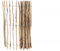 Clôture de jardin en lattes 150 cm de haut – Clôture de fief, saules, étangs – Stabilisation de plantes grimpantes – Clôture en noisetier avec fil d'acier – Couleur naturelle, longueur 300 cm, 3-4 cm