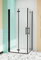 Aica Sanitär Eckeinstieg Duschkabine Dusche 80x80cm Duschwand Duschabtrennung Falttür H195cm