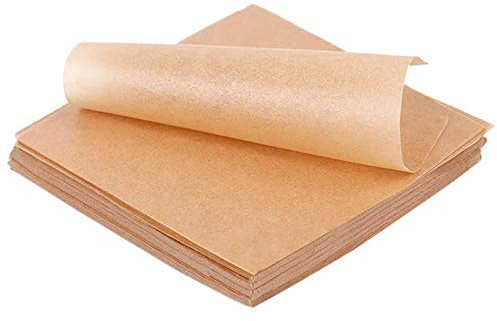 Jojomino Lot de 500 feuilles de papier sulfurisé non blanchies en pouces antiadhésives prédécoupées, parfaites pour l'emballage