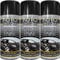 Q&H Black Satin Spray Paint 400ML Automotive Aerosol Metal Paints Sprayer - Hardware Anti Stain & Petrol Resistant Non Crack Painting - Gloss Finish Exterior Fast Dry Wood Plastic Wicker Aluminium (3)