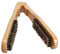 Brosse à Lisser les Cheveux, Pince Brosse à Cheveux Lisseur Double Face Brosse à Cheveux En Bois Lisseur Cheveux Fournitures De Salon De Coiffure Pour le Lissage des Cheveux