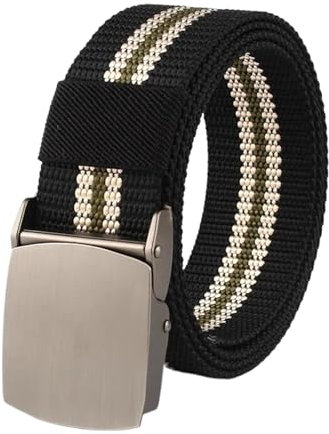 ZacLAy Gürtel Nylon Canvas Metall automatische Schnalle Gurtband Jeans taktische Gürtel für Männer männlich