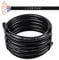 Qiping 15M 13-adriges Rund Kabel 0,5 mm² KFZ Flexibles Kabel 12V/24V/48V/60V Fahrzeugleitung Schwarz Ummantelter Draht für Auto-Anhänger Beleuchtung, LKW