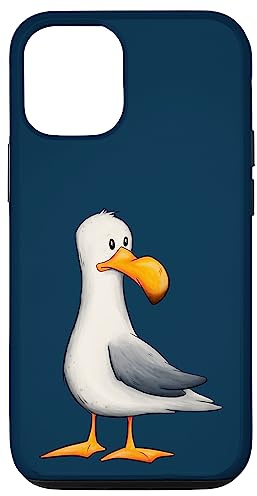 Hülle für iPhone 12/12 Pro Lustige Möwe Nordsee Ostsee Meeres-Vogel