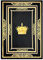 Belle Arti Kuscheldecke Fleecedecke Wohndecke Tagesdecke Sherpa Fleece Decke Sofa Couch mit Krone Motiv in schwarz Gold - 150x200cm - flauschig und kuschelweich